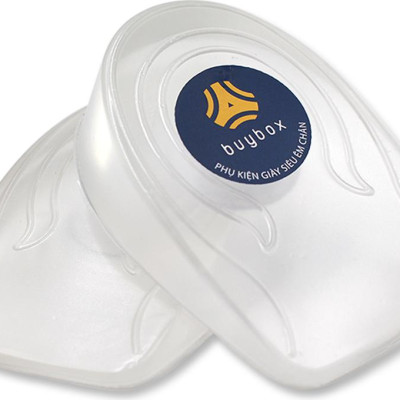 Lót độn đế silicon nguyên khối trong suốt tăng 1cm, 2cm, 3cm chiều cao - buybox - BBPK47