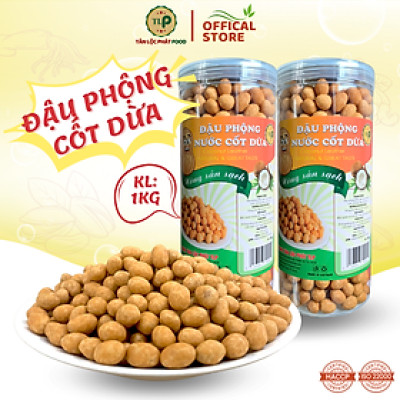 ĐẬU PHỘNG CỐT DỪA TÂN LỘC PHÁT COMBO 1KG - MỖI HŨ 500G