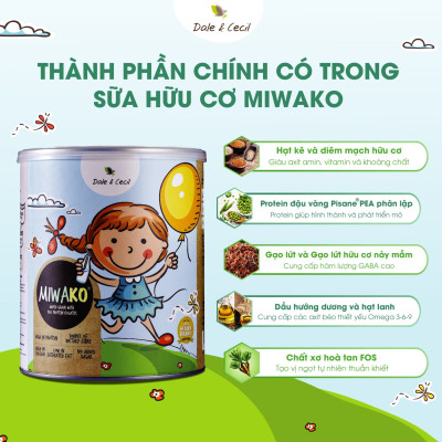 Sữa Hạt Miwako Vị Gạo Hộp 700g Malaysia Không Chứa Đậu Nành, Dinh Dưỡng Hữu Cơ Cho Trẻ Từ 1 Tuôi & Người Lớn Date 2025 - 24grains