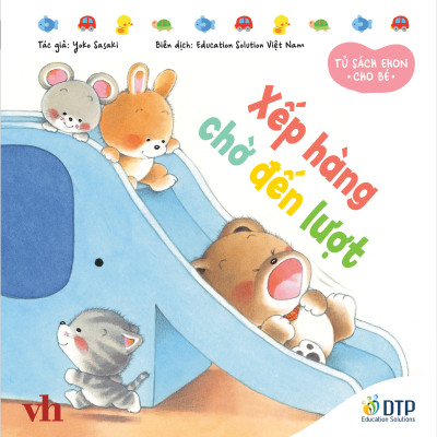 Sách - Tủ Sách Ehon Cho Bé - Xếp Hàng Chờ Đến Lượt - Bìa Cứng