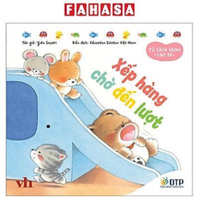 Sách - Tủ Sách Ehon Cho Bé - Xếp Hàng Chờ Đến Lượt - Bìa Cứng