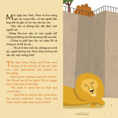 Sách - Sư Tử Fura Và Tiên Tri Đa-ni-en - Truyện Tranh Kinh Thánh Song Ngữ Việt Anh - Bayard Việt Nam