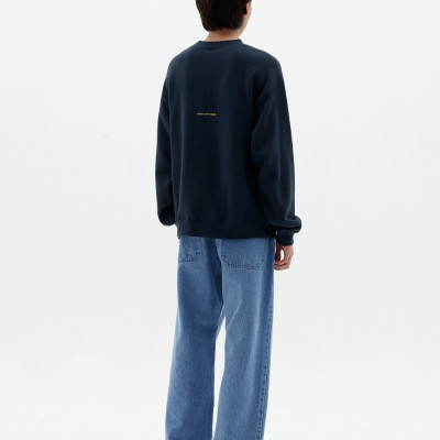 Áo tay dài Mmlg Navy Sweat (Authentic Navy) - Áo Hoodie Sweater cho nam, nữ, unisex - MMLGS013