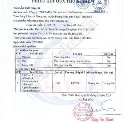 Tinh dầu xoa bóp Thất Diệp Chi - Hoa Nén - Giảm đau lưng, nhức mỏi, bầm tím - 100ml