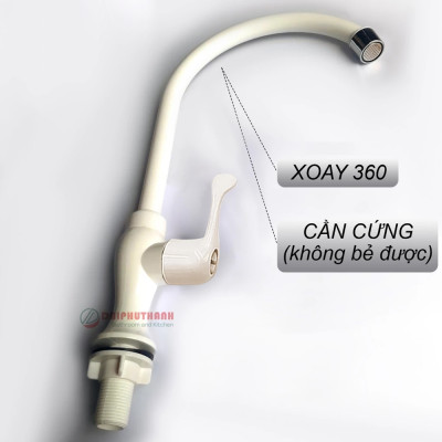 Vòi Rửa Chén Bát Nhựa Nước Lạnh - Vòi nhựa ABS giá rẻ nhiều màu