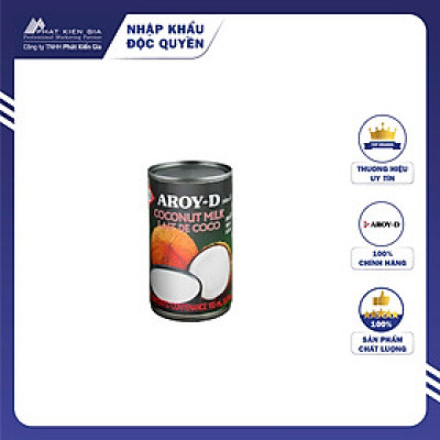 Nước Cốt Dừa Aroy-D 165ml - Nhập Khẩu Thái Lan | Aroy-D Coconut Milk 165ml