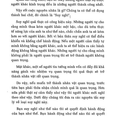 10 Suy Nghĩ Không Bằng Một Hành Động