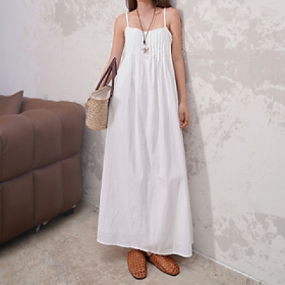 Đầm váy maxi dáng dài nữ tính thích hợp dạo phố Anne Miều Est.2013