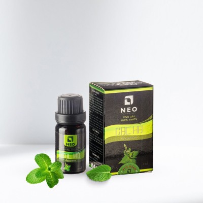 Tinh dầu Bạc hà nguyên chất NEO- Đạt chuẩn OCOP 4 SAO- Đạt chuẩn VietGAP- 10ml