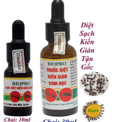Thuốc diệt kiến gián sinh học Biopro Dạng đầu bóp tiện lợi Diệt tận gốc kiến đen, kiến lửa, kiến hôi, kiến gió, gián