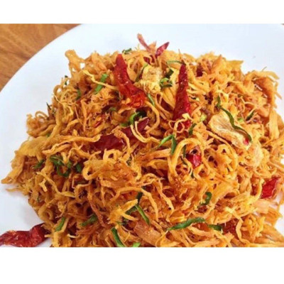 5KG KHÔ GÀ XÉ CAY LÁ CHANH LOẠI NGON