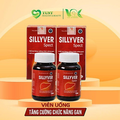 2 Hộp Viên Uống Sillyver Spect Hộp 30 Viên Giúp Hỗ Trợ Bảo Vệ Gan, Tăng Cường Chức Năng Giải Độc Gan