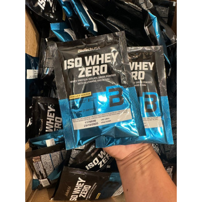 Sample BioTech Iso Whey Zero Whey Protein Isolate (1Liều), Hỗ Trợ Tăng Cơ Giảm Mỡ, 22g Protein, 9g EAA, 5G BCAA