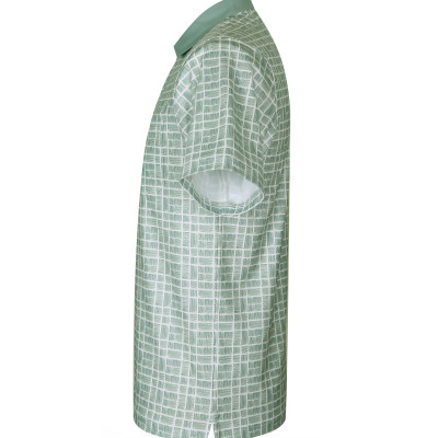 Áo Thun Nam caro Khatoco A2MN458R2-VNIN467-2604-N