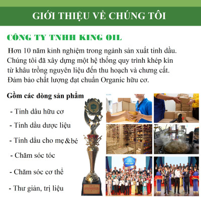 Tinh dầu Trà Xanh 100ml nguyên chất từ thiên nhiên, xông phòng, khử mùi, thơm phòng, đuổi muỗi, thư giản - KingOil