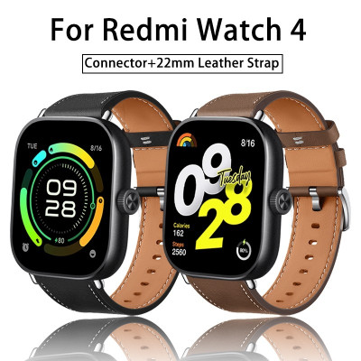 Dây đeo dành Cho đồng hồ thông minh Xiaomi Redmi Watch 4 / Mi band 8 Pro - Dây da đeo 22mm cho smartwatch Redmi Watch 4 / Mi band 8 Pro- Hàng chính hãng