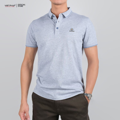 Áo Polo Nam VIỆT PHÁP Form Basic Chất liệu Cotton co giãn thấm hút mồ hồi tốt 67701