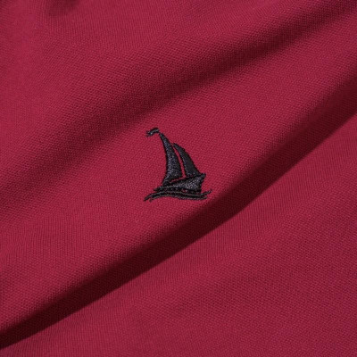 ÁO POLO THÊU LOGO CÁNH THUYỀN ĐỎ ĐÔ