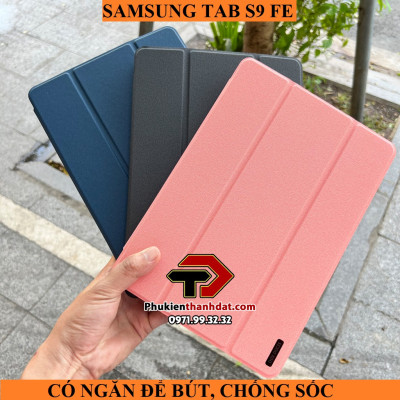 Bao da chống sốc có ngăn bút cho SamSung Galaxy Tab S9 FE chính hãng Dux Ducis Domo - Hàng chính hãng