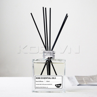 Lọ tinh dầu thơm phòng que mây Kobi thay thế nước hoa, giúp khử mùi, thơm phòng hiệu quả - 100ml