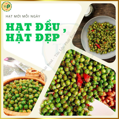 ĐẬU HÀ LAN SẤY TỎI ỚT GIÒN NGON TÂN LỘC PHÁT