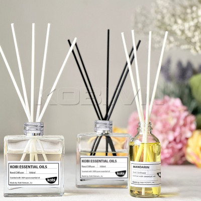 Lọ tinh dầu thơm phòng que mây Kobi thay thế nước hoa, giúp khử mùi, thơm phòng hiệu quả - 100ml