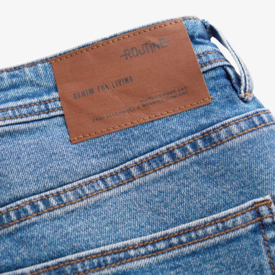 Quần jean nam Form Slim ( Màu Xanh đậm và Xanh nhạt) - RT 10S25DPA004 | ROUTINE CÀ MAU