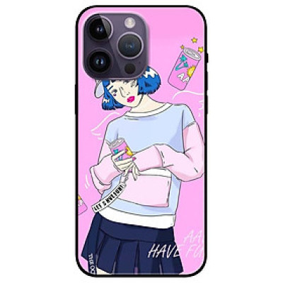 Ốp lưng dành cho Iphone 14 - Iphone 14 Plus - Iphone 14 Pro - Iphone 14 Pro Max - Cô Bé Tóc Xanh