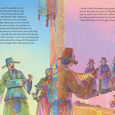 Sách - Lịch Sử Việt Nam Bằng Tranh - Đại Việt Dưới Thời Lý Nhân Tông - Bản Màu - Bìa Cứng