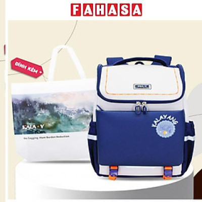 Ba Lô Chống Gù - Kala Y TC2256_BT.0040 - Màu Xanh Huyền Thoại - Tặng Kèm Túi Vải