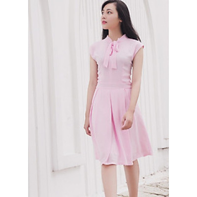 Đầm Nữ Nơ Cổ F’Amor - Hồng