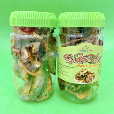 Đặc Sản Bình Thuận  - Cá Chỉ Vàng Sốt Chua Ngọt (Nguyên Con) Đầm Sen - 120G