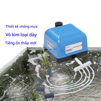 Máy sủi oxy Hailea Super Silent Air Pump V series V10 / V20 / V30 / V60 bể cá tép thủy sinh tiểu cảnh