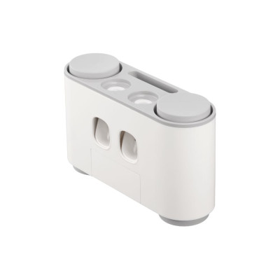 Kệ Treo Bàn Chải Inochi Nachi 4 Cốc Chính Hãng – Dán Tường Không Khoan, Phong Cách Tối Giản Nhật, Tặng Khăn PaKaSa