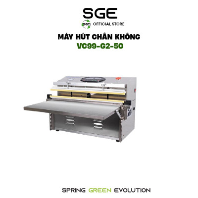 Máy hút chân không công nghiệp VC99 - Hàng chính hãng SGE. Dùng hút được mọi loại túi, tốc độ cao, phù hợp cho shop kinh doanh, doanh nghiệp