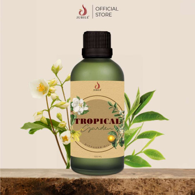 Tropical Garden - Tinh Dầu Xông Máy, Tinh Dầu Thơm Phòng Thiên Nhiên 100ml Cao Cấp, Sang Trọng