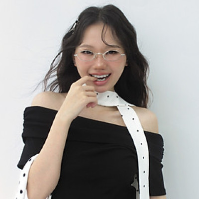 DOTTIE - Áo kiểu hở vai - Đen - T1114