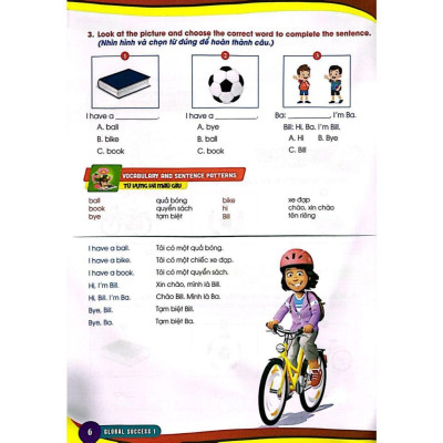 Luyện Viết Để Nhớ Từ Vựng Tiếng Anh Lớp 1 (Bám Sát SGK Global Success 1) (HA)