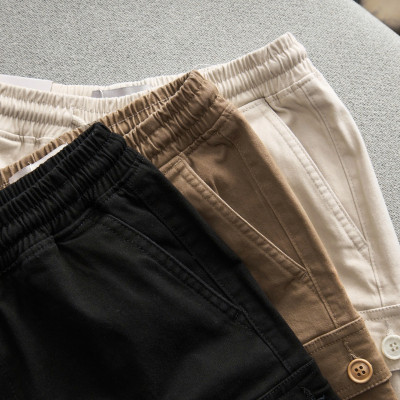 Quần short nam kaki lưng thun túi hộp thời trang, trẻ trung - FORMEN SHOP- FMPS254