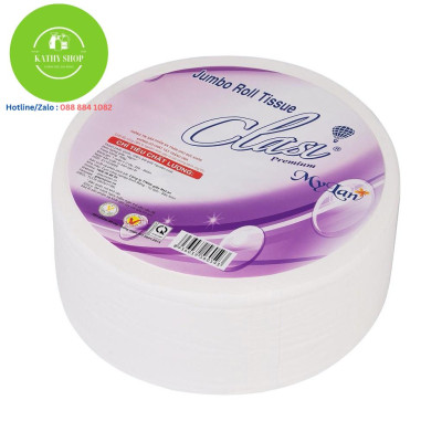 Giấy Vệ Sinh Công Nghiệp Cuộn Lớn MyLan Clasi 700Gr, 2 Lớp, Cam Kết Hàng Chất Lượng