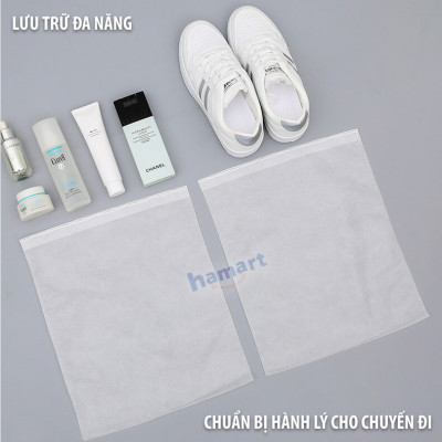 Túi Đựng Giày Đa Năng Vải Không Dệt Có Dây Rút Du Lịch Bảo Quản Giày Dép Chống Bụi Bẩn Ố Vàng