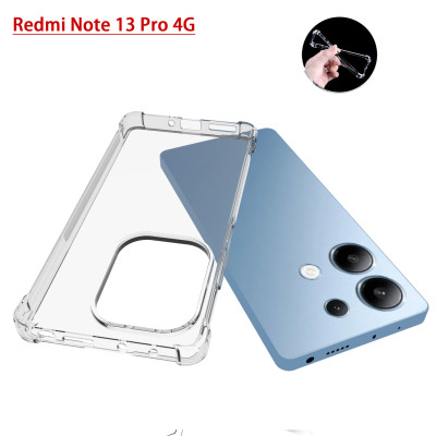 Ốp lưng dành cho Xiaomi Redmi Note 13 4G, Xiaomi Redmi Note 13 Pro 4G dẻo trong chống sốc cao cấp -Hàng chính hãng