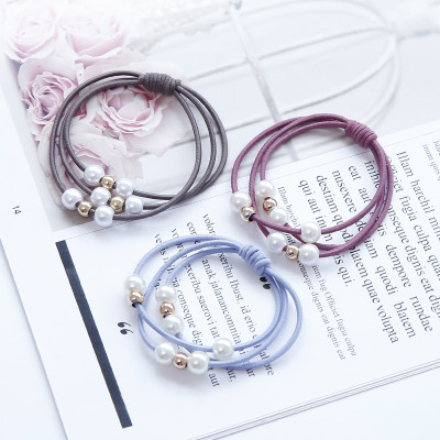 Đồ buộc tóc xinh xắn, 5 chun buộc tóc đính hạt nhiều màu cực đẹp SC24