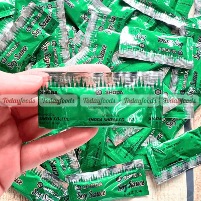 Nước Tương Nhật Honjozo SHODA SHOYU 4.3ML [200 gói] - Nước Tương Gói Nhỏ