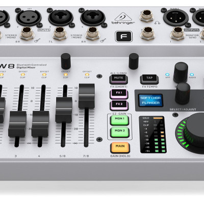 BỘ TRỘN ÂM THANH MIXER BEHRINGER FLOW 8-Hàng Chính Hãng