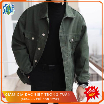 Áo Khoác Kaki Nam Nữ Hàn Quốc Form Rộng Vải Jean Kaki, Chống Năng, Chống Nhăn, Dễ Giặt Sạch, Nhanh Khô, Dành Cho Bạn Trẻ Năng Động, Nhiều Màu Phù Hợp Với Môi Trường Công Sở, Đi Chơi, Cafe Hoặc Đi Dạo. 