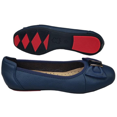 Giày Nữ Búp Bê Đế Bệt Da Bò Thật TiTi ĐÔ Cao Cấp GBBN2046d