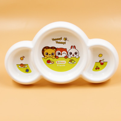 Khay ăn dặm 5 ngăn Edison Hàn Quốc có đế chống trơn cho bé mã 6872