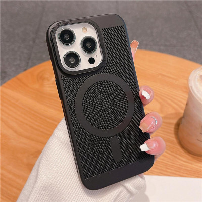 Ốp lưng lưới tản nhiệt dành cho iPhone 16 Pro , 16 Pro Max hỗ trợ sạc không dây hiệu Likgus - Hàng chính hãng
