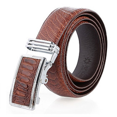 Dây nịt nam da đà điểu Huy Hoàng 3,5P nhiều màu HJ4401-03-04-74 